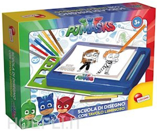 Immagine di SCUOLA DI DISEGNO PJ MASKS CON TAVOLO LUMINOSO LISCIANI